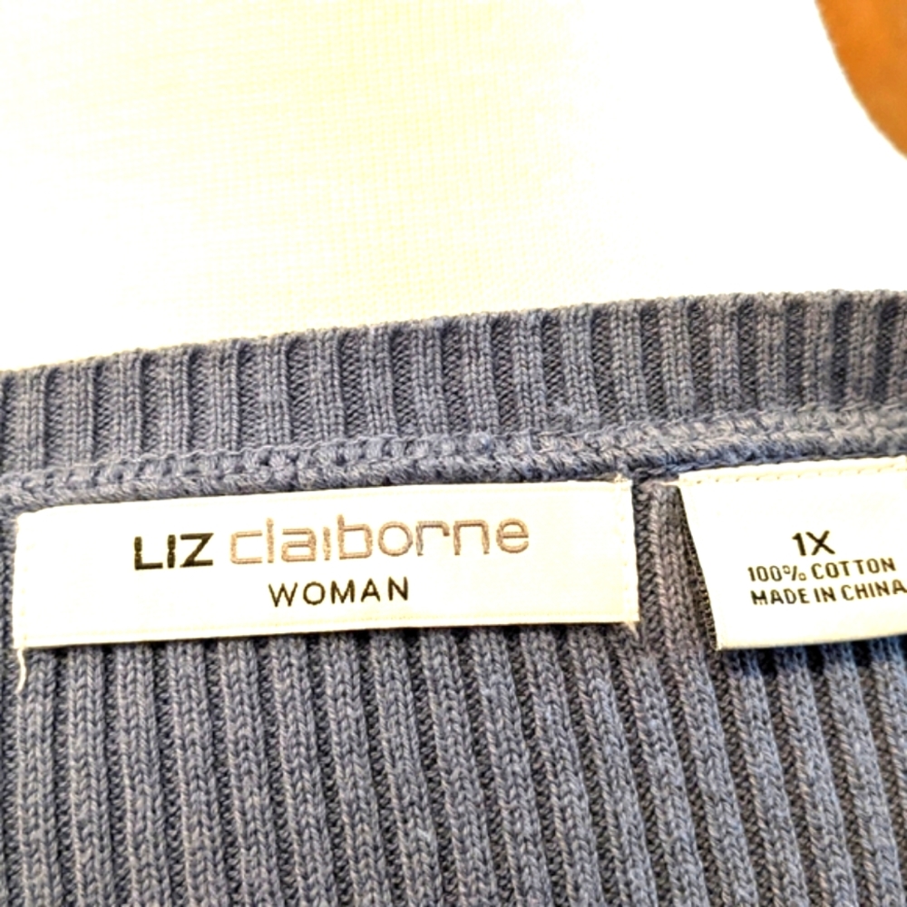 Liz Claiborne 1X women's sweater